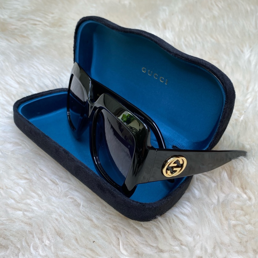 54mm Square Sunglasses Gucci Sunglasses